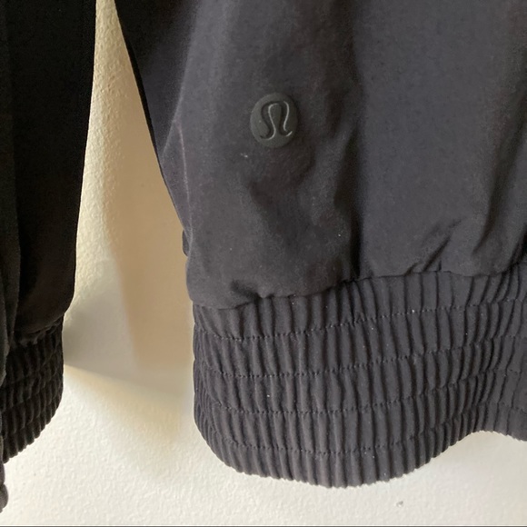 Lululemon Lab Collared Bomber Jacket in Black - Picture 4 of 7
